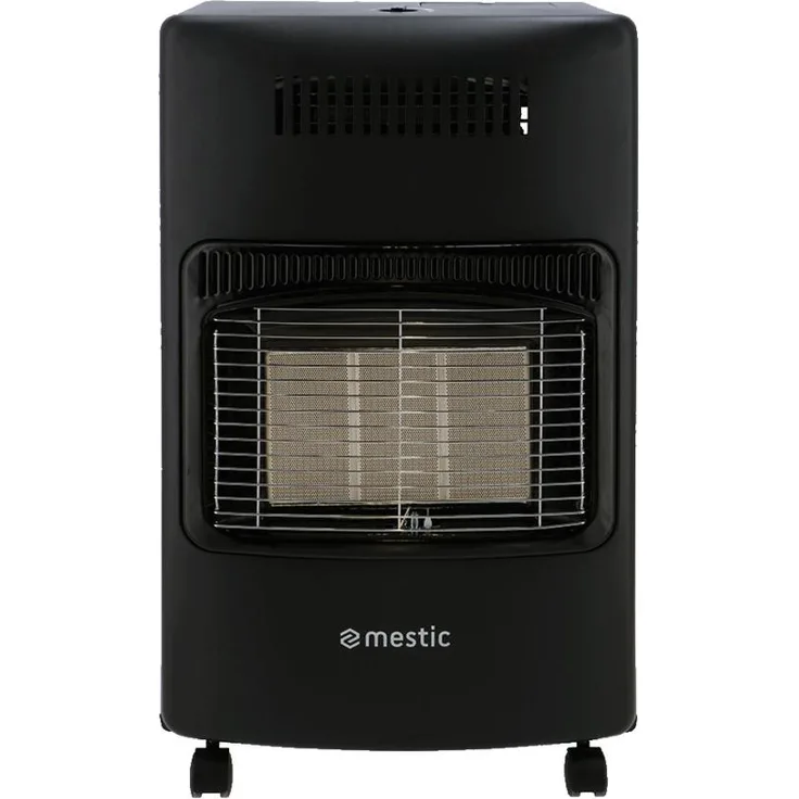 Mestic MRK-100T, Mobile Heizung mit Infrarot- und Elektroheizung, 3 Heizstufen, schwarz