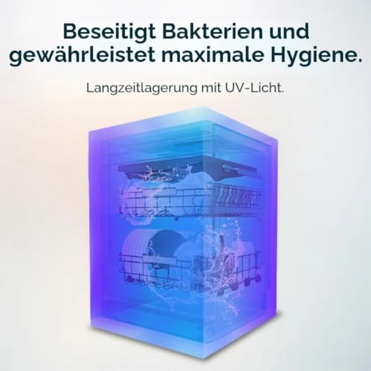 Cecotec Bolero Aguazero 6320, Geschirrspüler aus Edelstahl mit 15 Maßgedecken und 8 Waschprogrammen, inklusive Smart Wash-Technologie und Turbo Dry+ – Bild 8