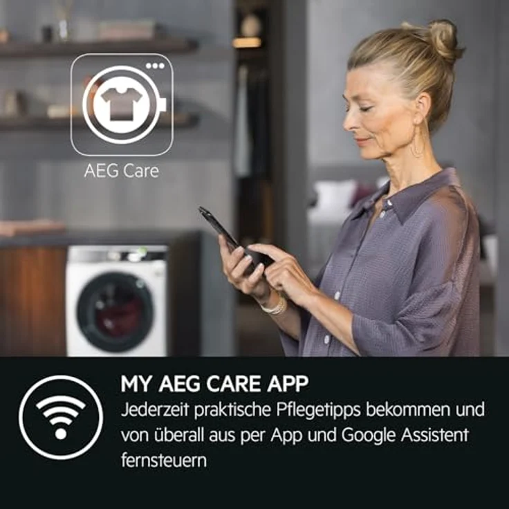 AEG 7000 ProSteam® Waschmaschine LR7EW75400 – 10 kg, UniversalDose, WiFi, Dampfprogramm, entfernt Gerüche & Falten in 25 Min. – Bild 4