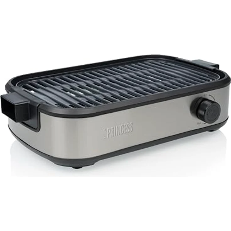 Princess Table Chef Purify, Raucharmer Elektrogrill mit Luftfiltersystem, 1800 W, PFAS-freie Keramikbeschichtung, 35 x 21 cm Grillfläche, Einstellbares Thermostat, 103215 – Bild 2