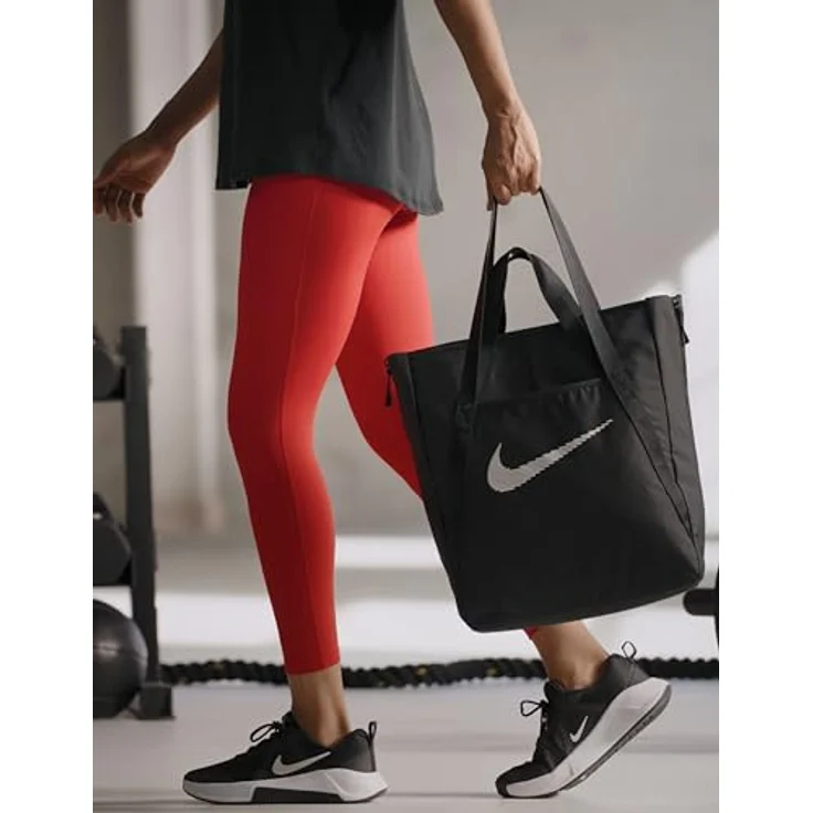 Nike Sporttasche, 100% Polyester, Farbe black/black – Bild 2