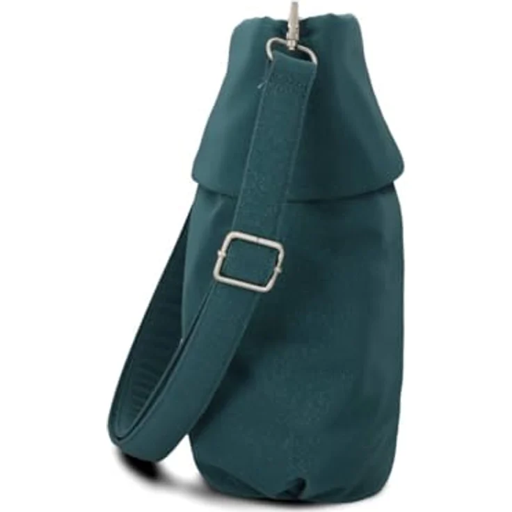 Zwei Mademoiselle.M Schultertasche 31 cm, elegante Umhängetasche aus widerstandsfähigem Polyurethan mit Reißverschlussfach und abnehmbaren Schulterriemen – Bild 7