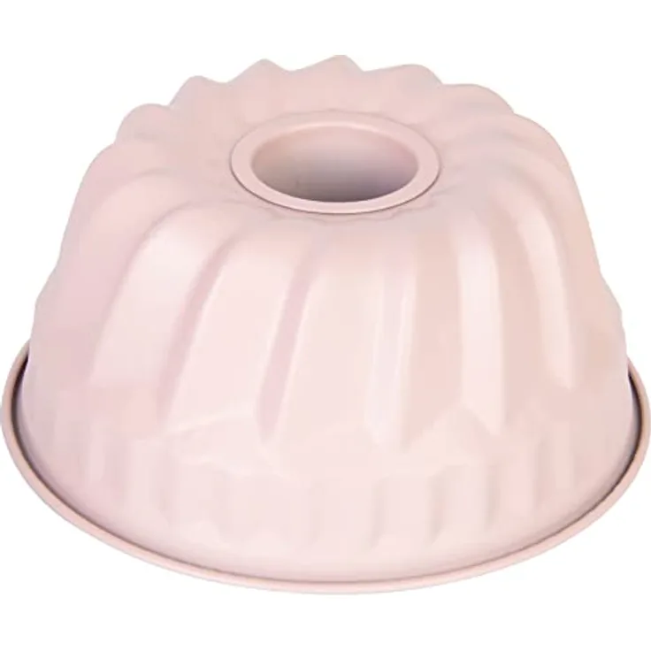 wenco premium Mini-Gugelhupfform, Ø 18 cm, Für kleine Kuchen, Antihaftbeschichtung, Kohlenstoffstahl, Hellrosa (Version 2022)
