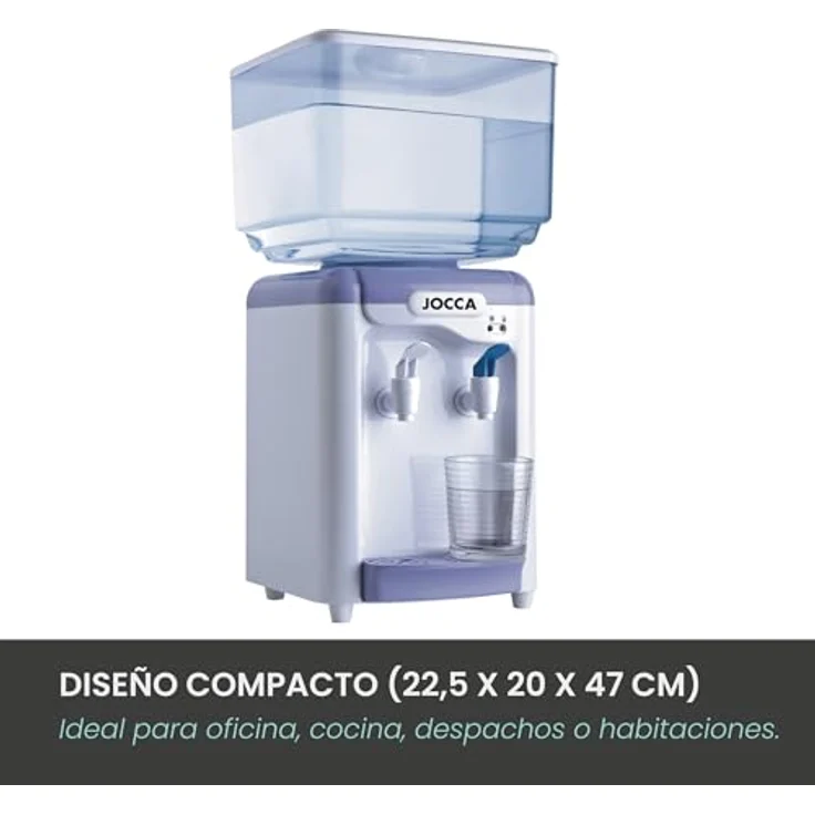 Jocca 1102 Wasserspender mit Tank, Weiß und Lila, 23x23x47,5 cm – Bild 5