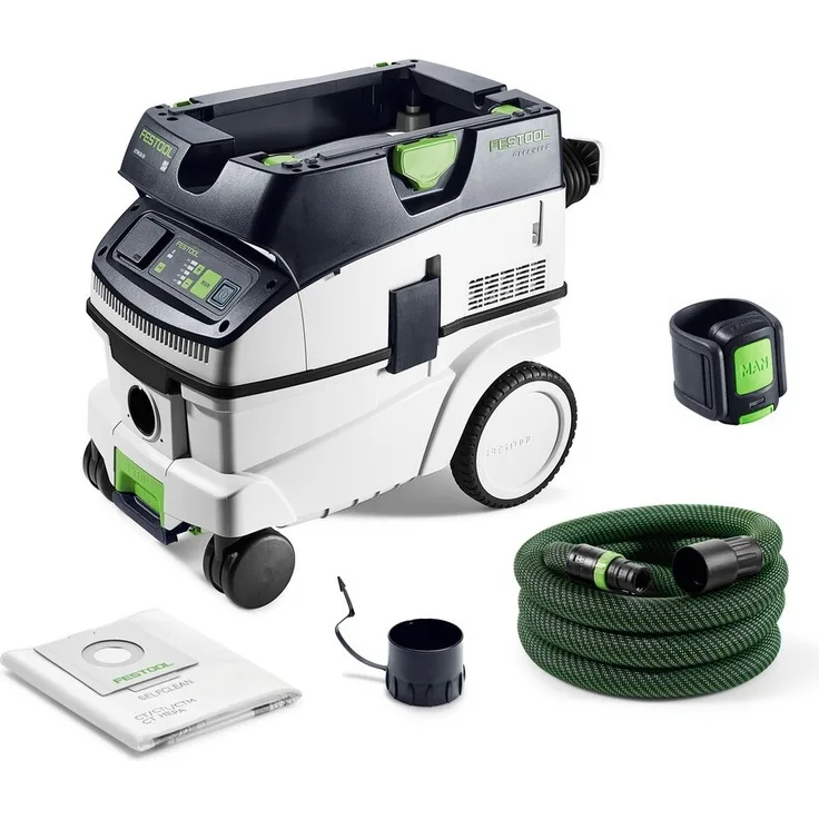 Festool Absaugmobil CLEANTEC CTM 26 EI, Nass- und Trockensauger mit Bluetooth-Fernbedienung und 26 l Behältergröße