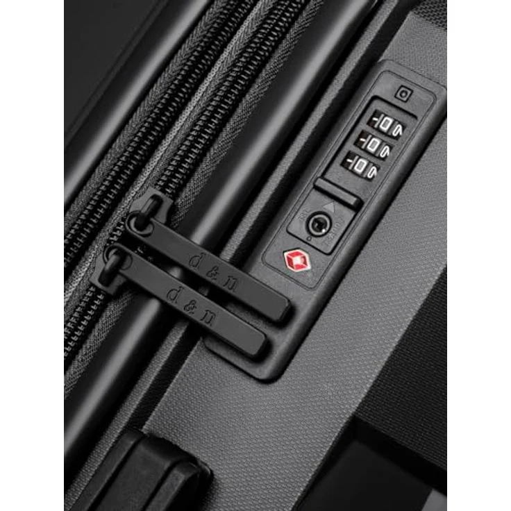D & N South Dakota XL Trolley, Check-in Koffer für Damen und Herren, erweiterbar mit TSA Schloss, 95 L Volumen, stoßfestes ABS Material, 48 x 30 x 76 cm – Bild 4