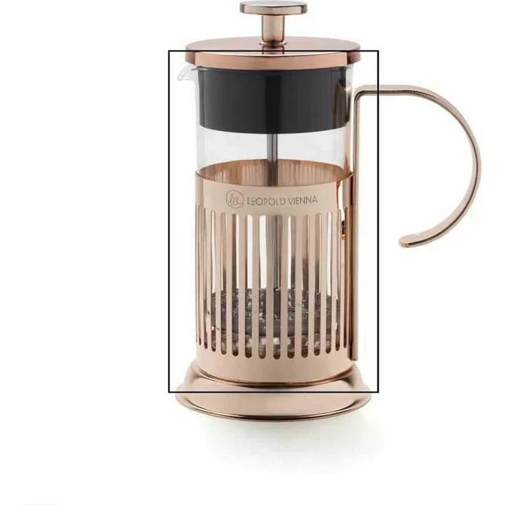 Leopold Vienna Kaffeebereiter Ersatzglas 0,35 l für Kaffeebereiter LV117003 / LV117001 / LV01535, direkt tauschbar, transparent