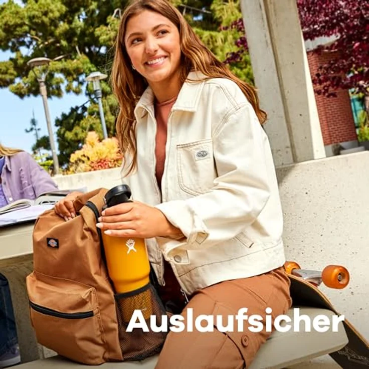 Hydro Flask - Travel Bottle 946 ml (32 oz) - Isolierte Edelstahl-Wasserflasche mit TempShield-Vakuumisolierung und auslaufsicherem Flex-Trinkhalm-Verschluss - Birch – Bild 3