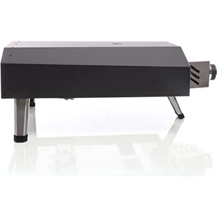 Toboli Gas Pizzaofen mit Pizzastein Ø330mm mit Drehfunktion, tragbar für Garten und Outdoor, Edelstahl 430 – Bild 4