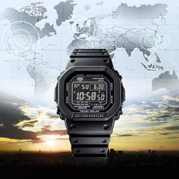 CASIO G-SHOCK Funkchronograph GW-5000HS-1ER, digitale Herrenuhr mit automatischem Kalender – Bild 6