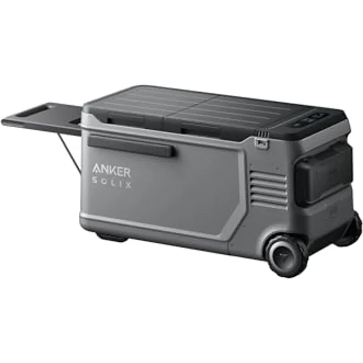 Anker SOLIX EverFrost 2, 58L Akku-Kühlbox mit Dual-Zonen Kühlung, 288Wh, schnelles FrostFlow-Kühlsystem