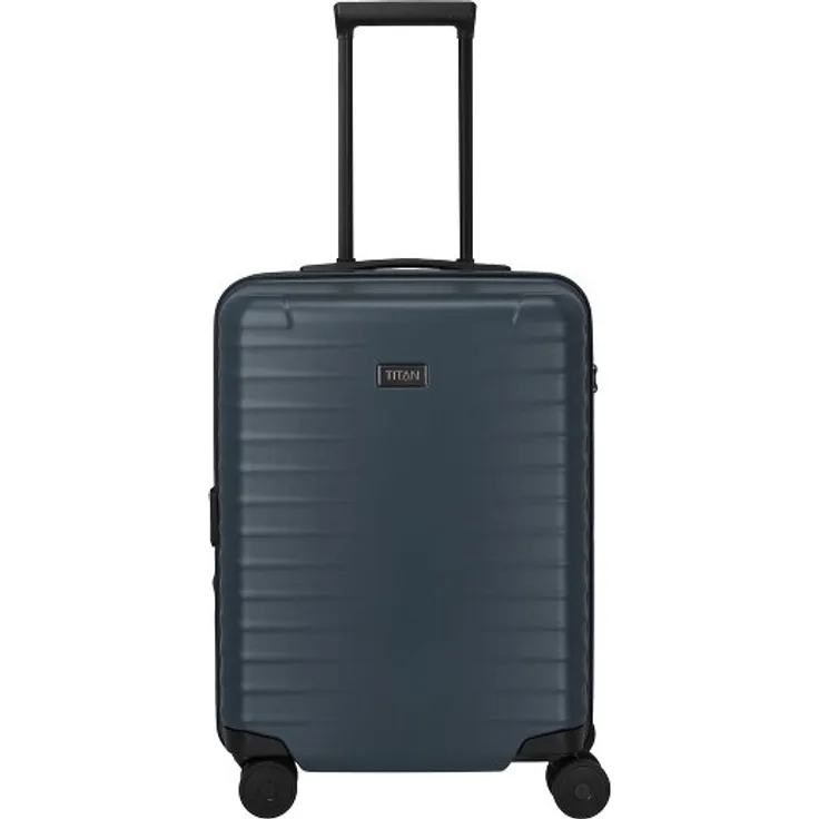 Titan Upgrade Kabinentrolley S, 55 cm, 4 Rollen, 100% Polycarbonat, midnight blue