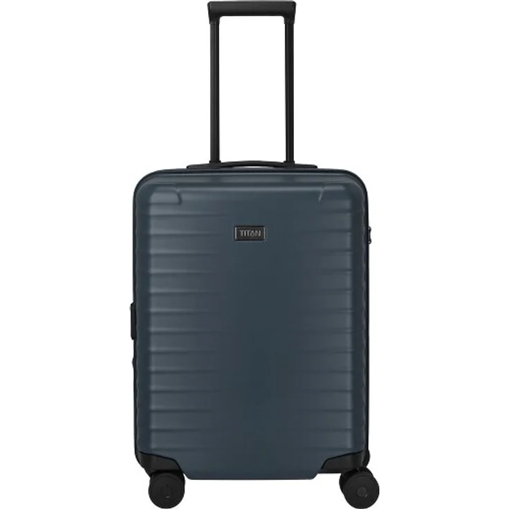 Titan Upgrade Kabinentrolley S, 55 cm, 4 Rollen, 100% Polycarbonat, midnight blue