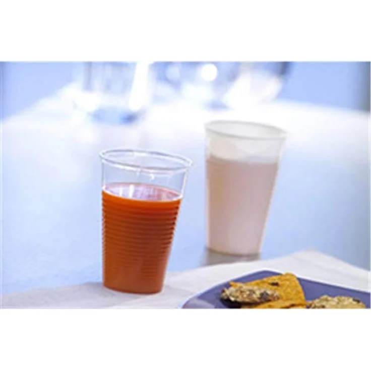 Papstar Plastikbecher Kunststoffbecher 0.3 l transparent (100 Stück) ø 7.8 cm, Höhe 11.3 cm mit Füllstrich, praktischer Einwegbecher für Feste und Partys wie Geburtstag oder Grillparty, #16130 - Preisvergleich – Bild 2
