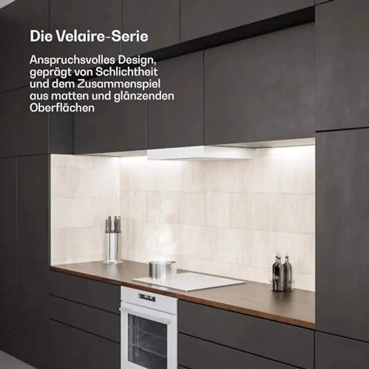 Klarstein Velaire XFC604I-W8-ELS, Induktions-Kochfeld mit 4 Kochzonen, 6400 W, Touch Timer, schwarz – Bild 2