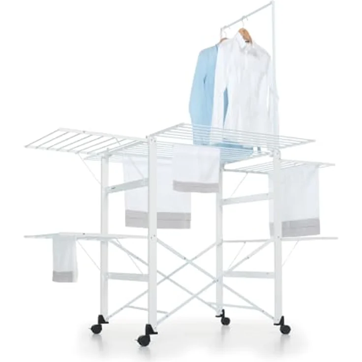 Foppapedretti Supergulliver Wäscheständer, 174 x 122 x 189 cm. Alluminium 189x122x174 cm Bianco – Bild 2