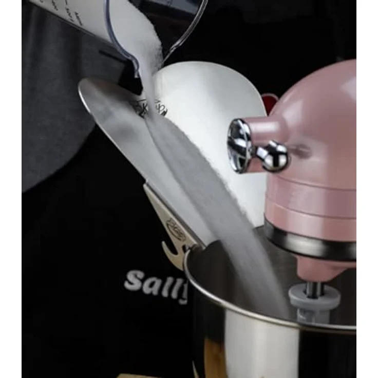 Kitty Professional Einfüllhilfe Edelstahl Herzschütte für Küchenmaschinen | Zubehör: Zutaten Trichter Einfülltrichter Küchenhelfer Backzubehör kompatibel Kitchenaid Kitchen Aid Schüssel Rührschüssel – Bild 1