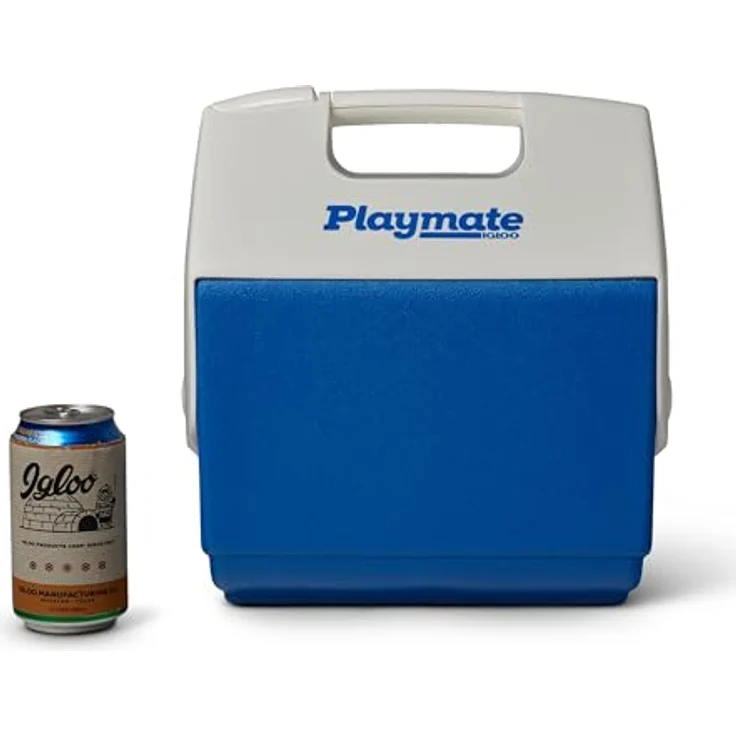 Igloo Playmate Kühlbox, 6 l, blau, mit ikonischem Zeltdachdesign und Druckknopfverschluss – Bild 2