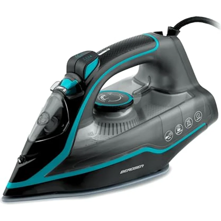 Berdsen BD-331 Dampfbügeleisen 2600W mit Keramikbeschichtung, vertikaler Dampffunktion und 230 ml Wassertank – Bild 4