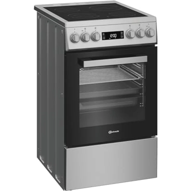 Bauknecht B5V8LMX Standherd, Heißluftbackofen mit 8 Funktionen, 4 Kochzonen, Hydrolyse-Reinigungsfunktion, Garraumvolumen 60 Liter, Edelstahl-Optik – Bild 4