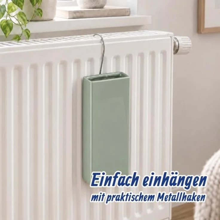 relaxdays Luftbefeuchter Heizung 4er Set, 0.4 l Wassertank, passiv, dekorativ, Türkis – Bild 7