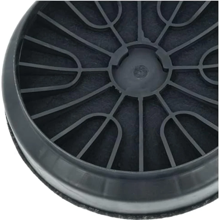 vhbw Aktivkohlefilter 2er Set, kompatibel mit Bosch DWW06W420, DWW06W450, DWP96BC50, DWP94BC60, 19 cm, schwarz – Bild 6