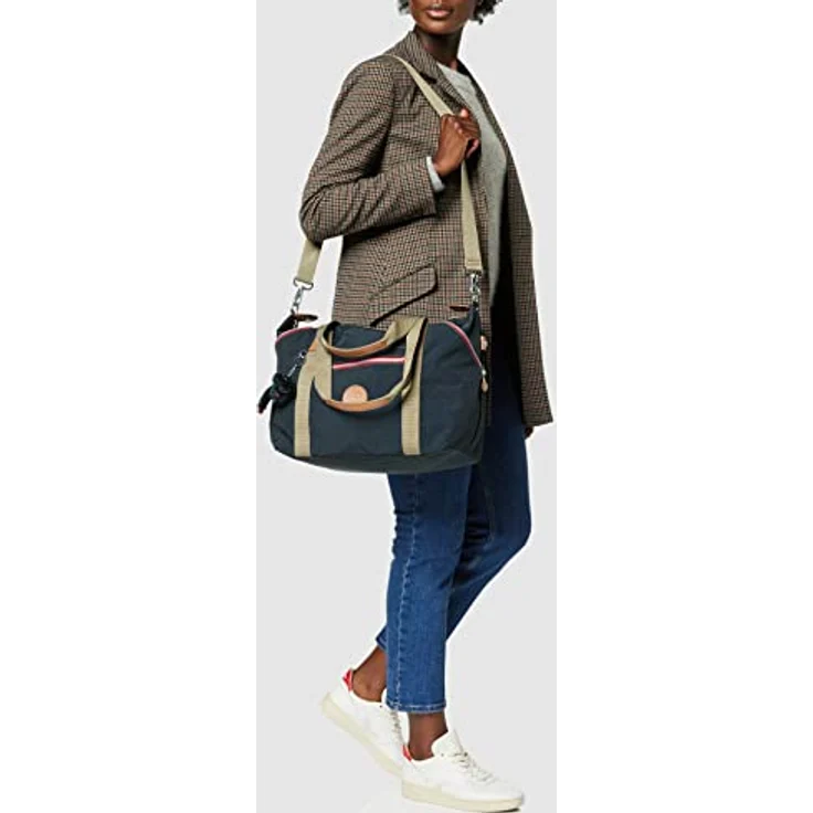 Kipling Classics Basic Art Schultertasche, 35 cm, mit abnehmbarem Umhängeriemen und sechs Nebenfächern, Blau – Bild 3