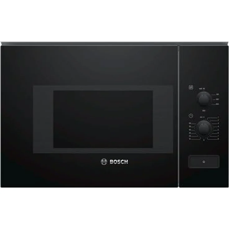 Bosch Serie 4 BFL520MB0 Mikrowelle, Einbaugerät, 20 l Garraum, 800 W, Drehregler, schwarz – Bild 3