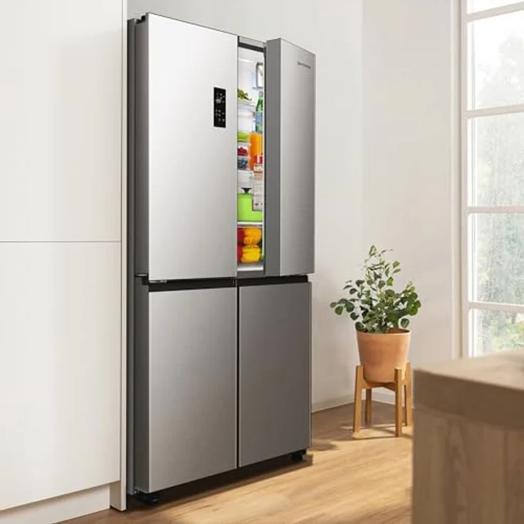 Gorenje NRM819D61X CrossDoor Kühl-/Gefrierkombination, 460 Liter, NoFrost Plus, grau, leiser Betrieb – Bild 17