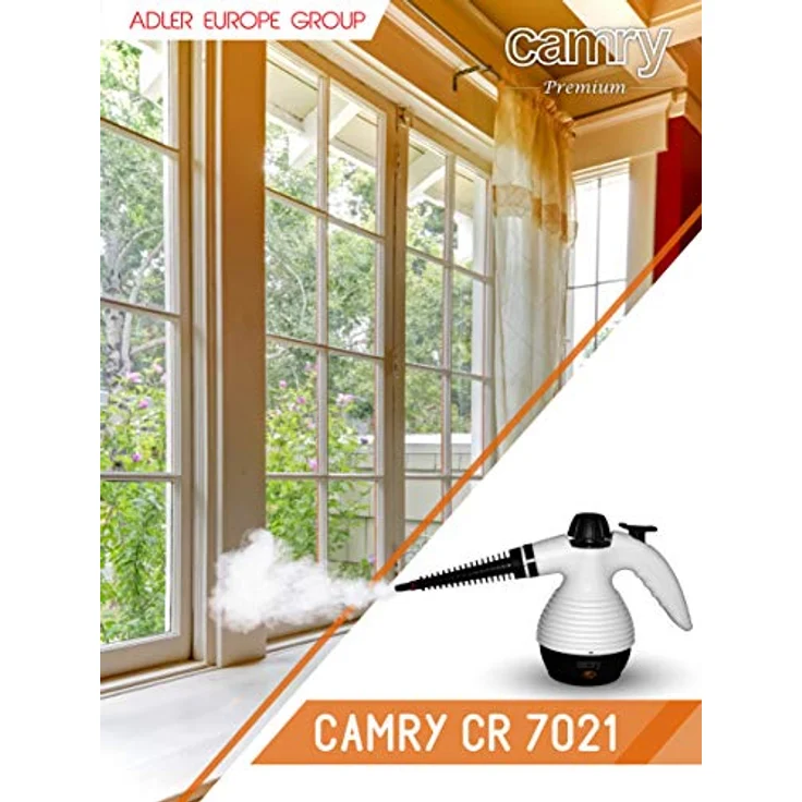 CAMRY Dampfreiniger Schwarz und Weiß – Bild 6