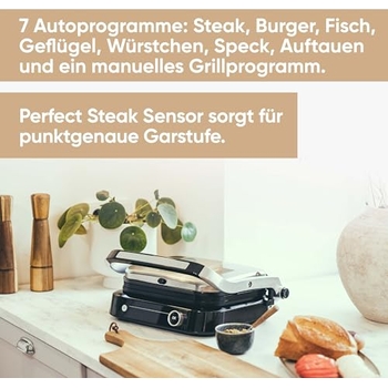 KEINVE Kontaktgrill 850W - Panini Grill & Sandwichmaker Mit Antihaft