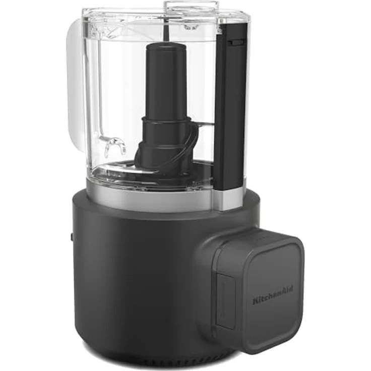 Kitchenaid Kabelloser Zerkleinerer I Kitchenaid Go I Tragbarer Food processor mit Akku für die Verarbeitung von Obst, Gemüse, rohem Fleisch und vielem mehr in kurzer Zei I 1.18 L, Schwarz – Bild 3