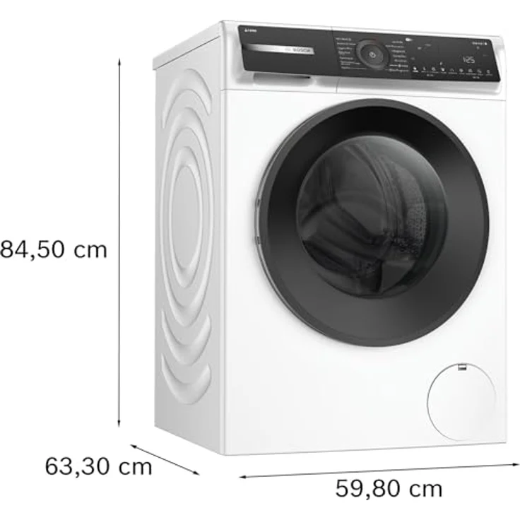 Bosch WGH244A40 Serie 6 Smarte Waschmaschine 9 kg 1400 U/min i-DOS Fleckenautomatik Iron Assist Speed Perfect Active Water Plus Hygienisch Waschen, Weiß – Bild 12