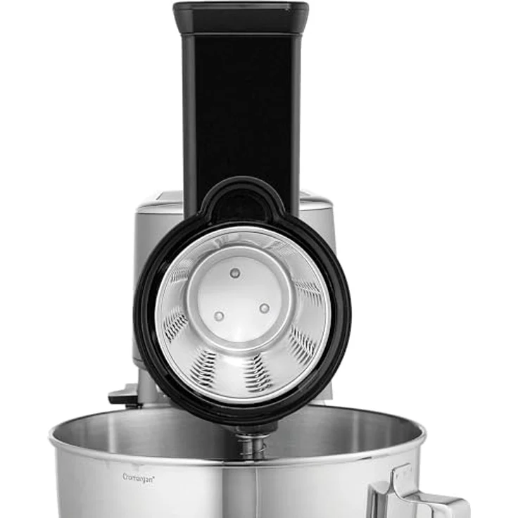 WMF Profi Plus Gemüseschneider 4-teilig, Cromargan Edelstahl, 4 Schneideinsätze für Gemüse, Obst, Käse, für und Küchenminis Küchenmaschine – Bild 6