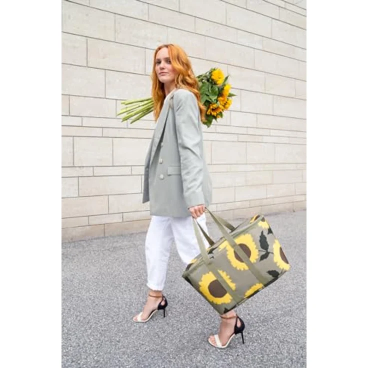 reisenthel coolerbag sunflowers, Kühlbox 20 l mit hochdichter Isolierung und stabilem Reißverschluss, wasserabweisendes Polyester – Bild 6
