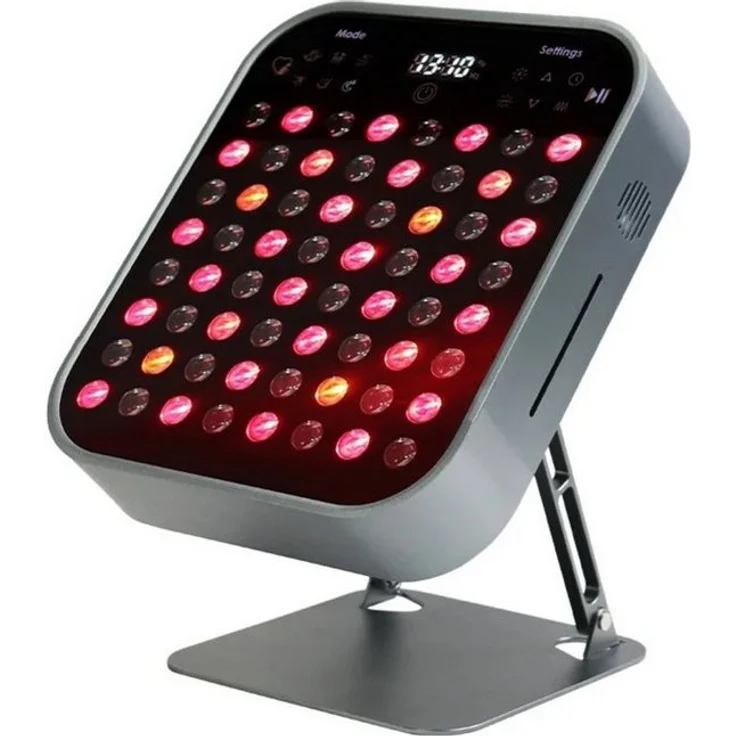Lalano'S Cosmetics Infrarotlampe Health & Beauty, Anti-Aging Gerät mit 610-850 nm Wellenlängen, Porenreiniger und Gesichtsstraffung, 300x260x60 mm, Rotlichttherapie und Nahinfrarot, Sprachsteuerung