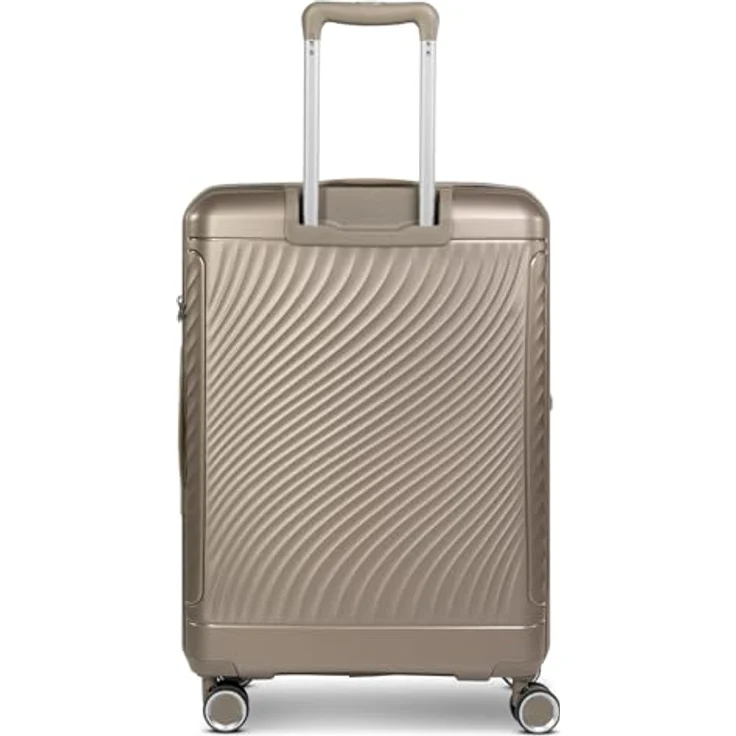 Picard Vienna 4 Rollen Trolley M, 65 cm mit Dehnfalte, 100% Polypropylen, silberfarben – Bild 4
