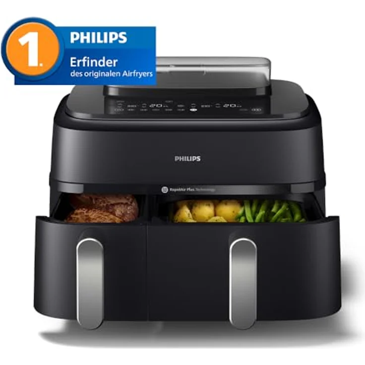 Philips Fritteuse, Perfekte Ergebnisse dank Shake-Reminder NA551/00 – Bild 3