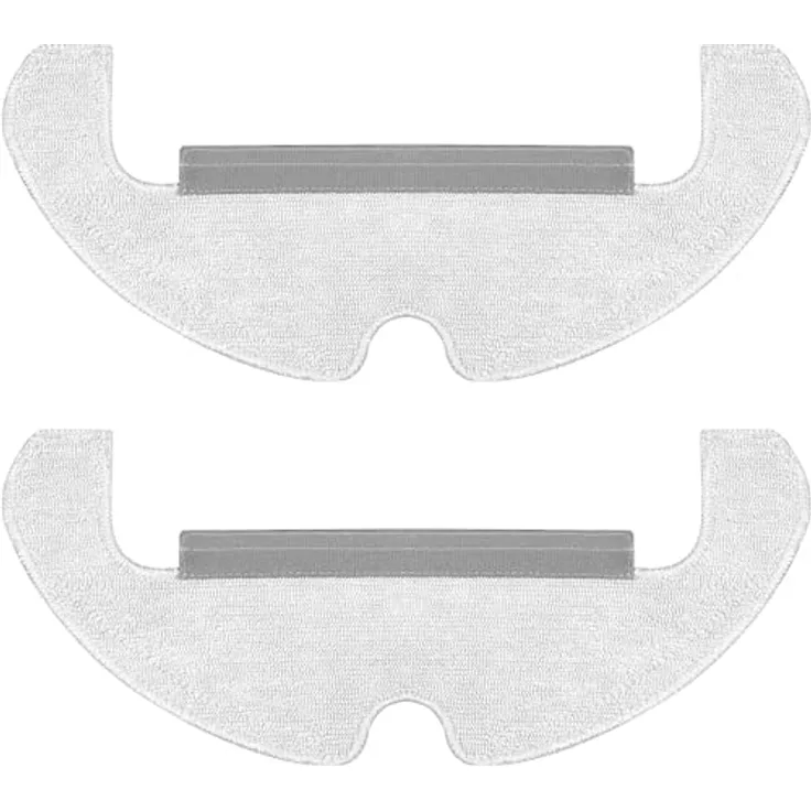 Dreame 1x Paar Ersatz-Mop-Tücher für Roboter D10s Plus/D9 Plus, Effektive Bodenreinigung, strapazierfähig, waschbar, Tiefenreinigung, Marmor/Holz/Fliesen