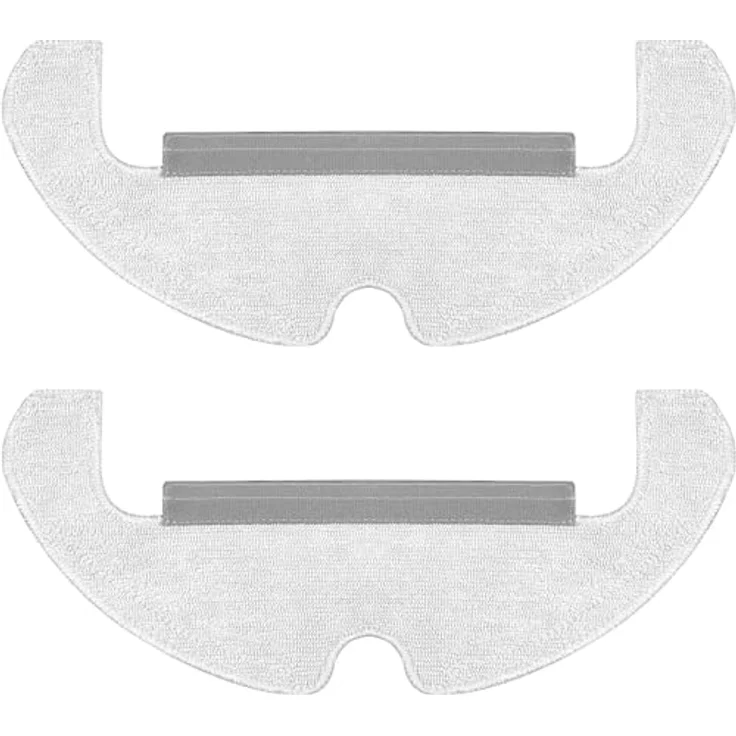 Dreame 1x Paar Ersatz-Mop-Tücher für Roboter D10s Plus/D9 Plus, Effektive Bodenreinigung, strapazierfähig, waschbar, Tiefenreinigung, Marmor/Holz/Fliesen