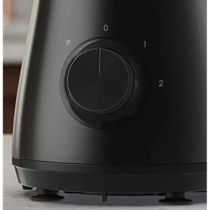 Electrolux E3TB1-4GG Standmixer, 500 Watt, 1,5 Liter, Puls-Funktion, Deckel, Drehregler, schwarz – Bild 7