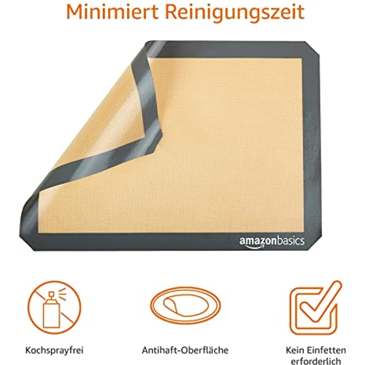 AmazonBasics Backmatte, Silikon, 2 Stück – Bild 4