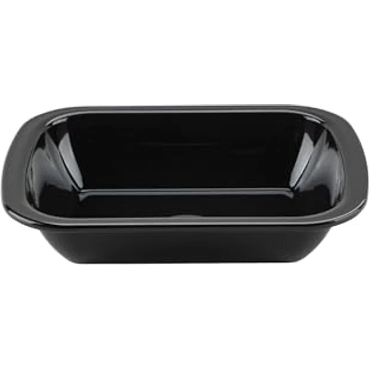 Dr. Oetker Back-Idee Kreativ Dessert- und Auflaufform aus Emaille, 28,5 x 21 x 6,5 cm, hitzebeständig bis 400°C, induktionsgeeignet, Schwarz – Bild 2