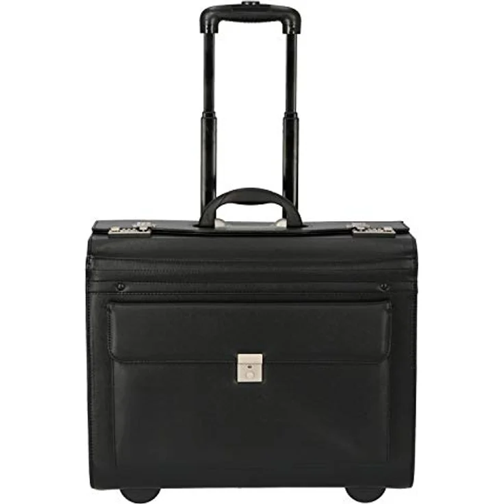 Dermata Pilotenkoffer 50cm aus Synthetik, Schwarz (52 l, S) – Bild 1