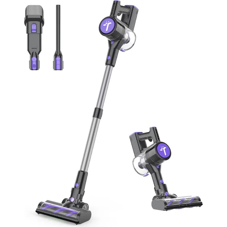 Teendow P11Pro Handstaubsauger, kabellos, 300W, 45KPA, flexible Bürste, 2-in-1 Handstaubsauger-Modus, geräuscharmer Betrieb