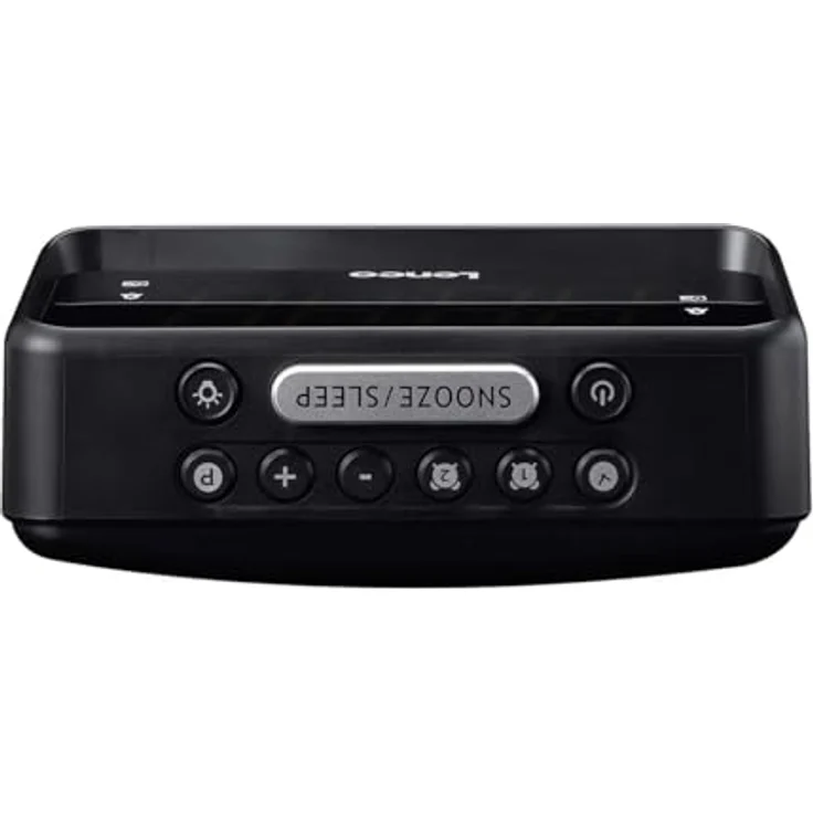 Lenco CR-28BK, FM-Radiowecker mit 1,2-Zoll-LED-Display, Schlummerfunktion, Nachtlicht und USB-Anschluss, schwarz – Bild 7