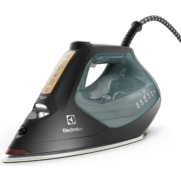 Electrolux Bügeleisen Renew 800 E8SI2-8OG, Mit Frontbeleuchtung und Dampfauslöser, Kratzfeste Bügelsohle, Antikalkfunktion, Aus recyceltem Kunststoff, Dampfstoß 250 g/min, 2800W, Ocean Green – Bild 1