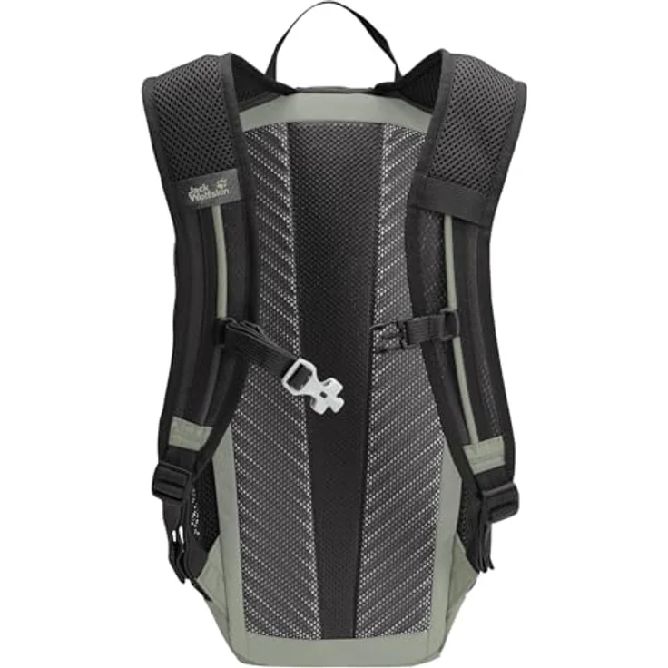 Jack Wolfskin Daypack VELOCITY LITE 10, leichter Rucksack mit AEROSHAPE LITE Tragesystem und Trinkblasenaufnahme, schwarz – Bild 2