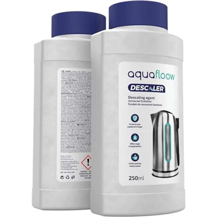 Aquafloow Rundum-Pflegeset für Kaffeevollautomaten Philips, Saeco - 2x CLEANI Filter, Entkalker 250ml, 10 Reinigungstabletten, Reinigungsbürste, Silikonfett – Bild 2