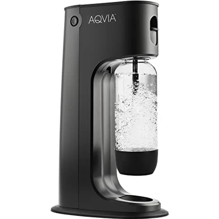 Aqvia Balance Wassersprudler inkl. BPA freier Flasche (Schwarz) – Bild 1